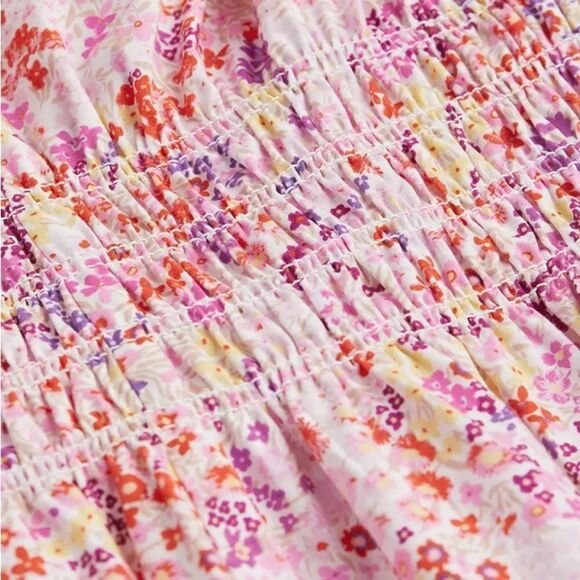 H&M Floral Cotton Dress New - Picture 4 of 6